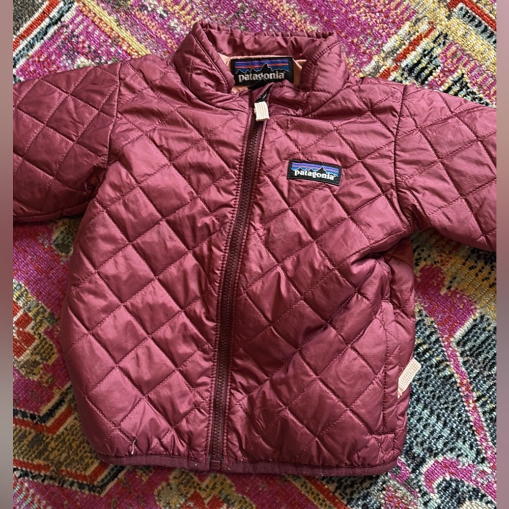 Patagonia Kids Puffer Jacket - Burgundy